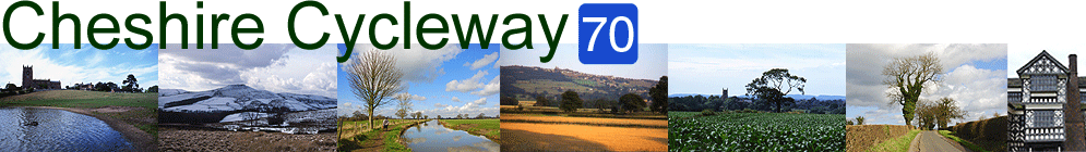 Cheshire Cycleway banner. Copyright (c) Alec Scaresbrook